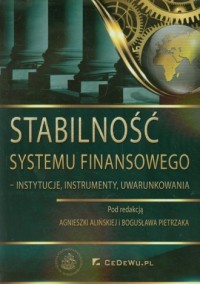 Stabilność systemu finansowego - okładka książki