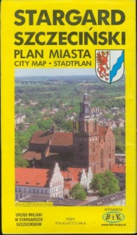 Stargard Szczeciński. Plan miasta - okładka książki