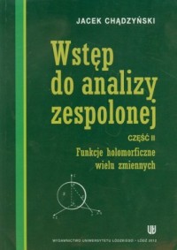 Wstęp do analizy zespolonej cz. - okładka książki