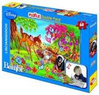 bambi (puzzle dwustronne 2 w 1 - zdjęcie zabawki, gry