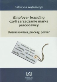 Employer branding czyli zarządzanie - okładka książki