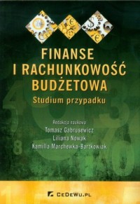 Finanse i rachunkowość budżetowa. - okładka książki