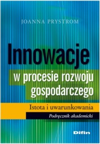 Innowacje w procesie rozwoju gospodarczego. - okładka książki