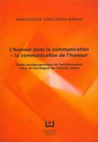l humour dans la communication - okładka książki