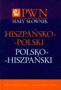Mały słownik hiszpańsko-polski, - okładka podręcznika