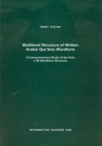 Multilevel structure of written - okładka książki