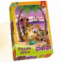 Scooby na wyspie skarbów (puzzle - zdjęcie zabawki, gry