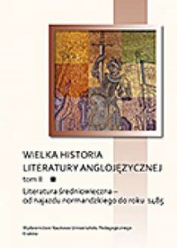 Wielka historia literatury anglojęzycznej. - okładka książki