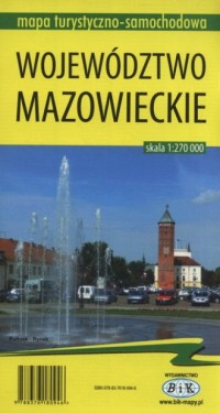 Województwo mazowieckie (skala - okładka książki