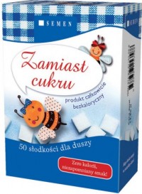 Zamiast cukru - okładka książki