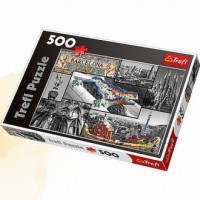 Barcelona kolaż (puzzle-500 elem.) - zdjęcie zabawki, gry