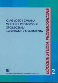 Ciągłość i zmiana w teorii pedagogiki - okładka książki
