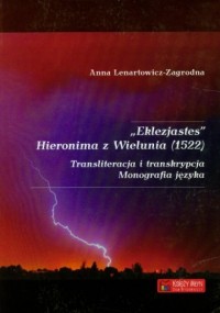 Eklezjastes Hieronima z Wielunia - okładka książki