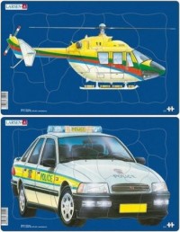 Helikopter / Samochód policyjny - zdjęcie zabawki, gry