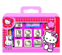 Hello Kitty (pieczątki, walizka) - zdjęcie zabawki, gry