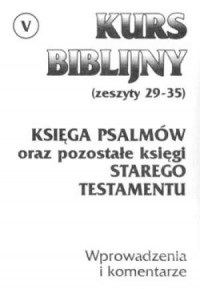 Kurs biblijny cz. 5. Księga Psalmów - okładka książki