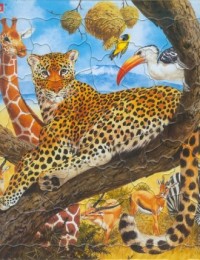 Leopard (puzzle-48 elem.) - zdjęcie zabawki, gry