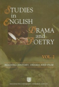 Studies in English drama and poetry - okładka książki