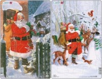 Święty Mikołaj (puzzle-2x30 elem.) - zdjęcie zabawki, gry