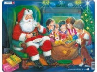 Święty Mikołaj z dziećmi (puzzle-15 - zdjęcie zabawki, gry