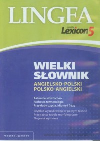 Wielki słownik angielsko-polski, - pudełko programu
