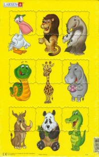 Zwierzęta (puzzle-2x9 elem.). PAKIET - zdjęcie zabawki, gry