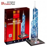 Bank of China Tower (puzzle 3D - zdjęcie zabawki, gry