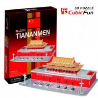 Budowla Tiananmen (puzzle 3D - - zdjęcie zabawki, gry