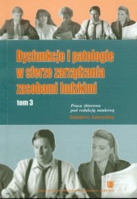 Dysfunkcje i patologie w sferze - okładka książki