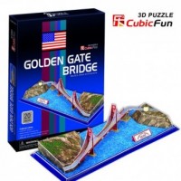 Golden Gate Bridge (puzzle 3D - - zdjęcie zabawki, gry