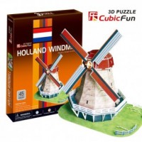 Holland Windmill (puzzle 3D - 45 - zdjęcie zabawki, gry