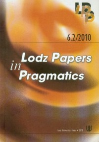 Lodz Papers in Pragmatics. 6.2/2010 - okładka książki