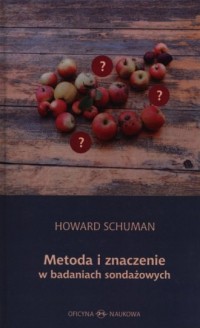 Metoda i znaczenie w badaniach - okładka książki
