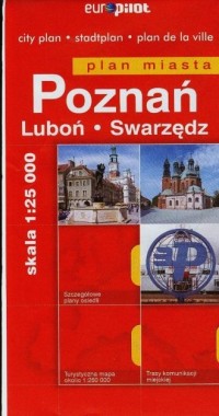 Poznań Luboń Swarzędz. Plan miasta - okładka książki