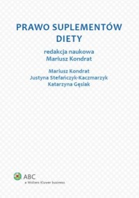 Prawo suplementów diety - okładka książki