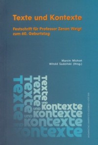 Texte und Kontexte. Festschrift - okładka książki