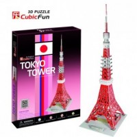 Tokyo Tower (puzzle 3D - 59 elem.) - zdjęcie zabawki, gry