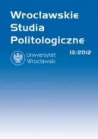 Wrocławskie Studia Politologiczne - okładka książki