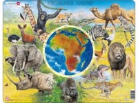 Zwierzęta Afryki (puzzle) - zdjęcie zabawki, gry