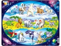 Zwierzęta na świecie (puzzle - - zdjęcie zabawki, gry