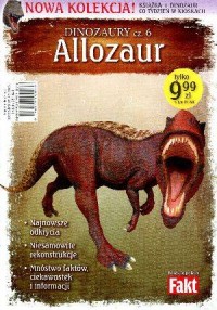 Allozaur. Dinozaury cz.6 (+ figurka) - okładka książki