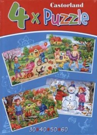 Four seasons (4x puzzle, wiek 3+) - zdjęcie zabawki, gry