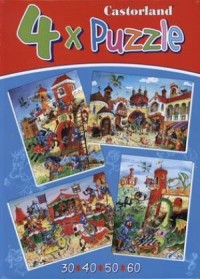 Knight adventures (4x puzzle, wiek - zdjęcie zabawki, gry