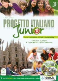 Progetto italiano junior 3. Podręcznik - okładka podręcznika