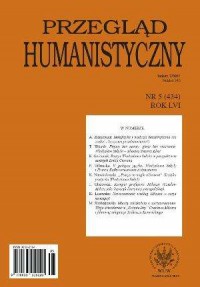 Przegląd humanistyczny 5/2012 - okładka książki
