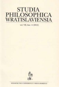 Studia Philosophica Wratislaviensia - okładka książki