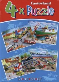 Transpot and travel (4x puzzle, - zdjęcie zabawki, gry