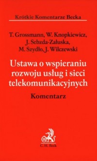 Ustawa o wspieraniu rozwoju usług - okładka książki