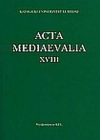 Acta Mediaevalia. Tom XVIII - okładka książki