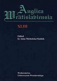 Anglica Wratislaviensia XLIII - okładka książki